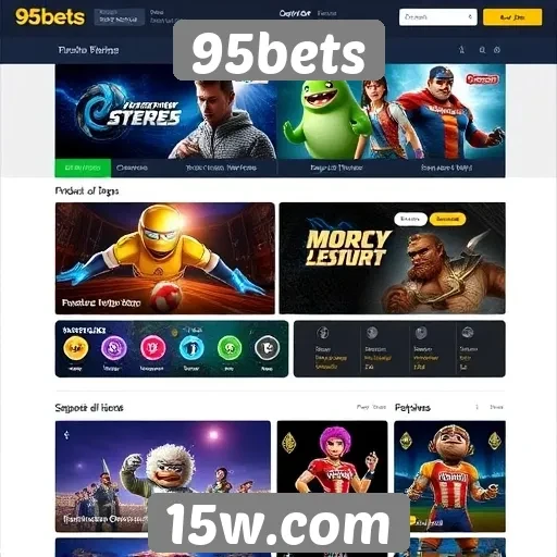 Visão geral das ofertas de jogos no 95bets